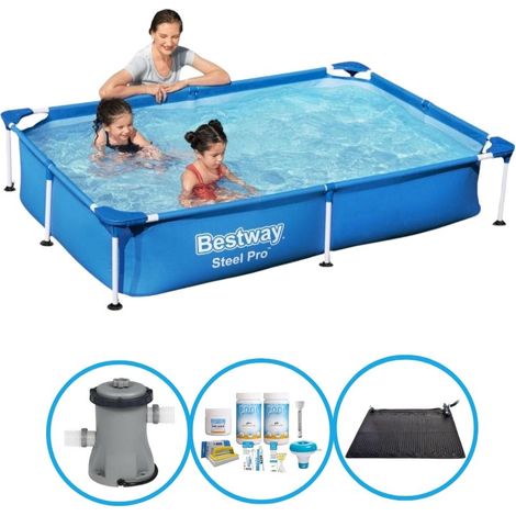 Bestway Steel Pro Rechteckig - 221x150x43 cm - 4-teilig S22707