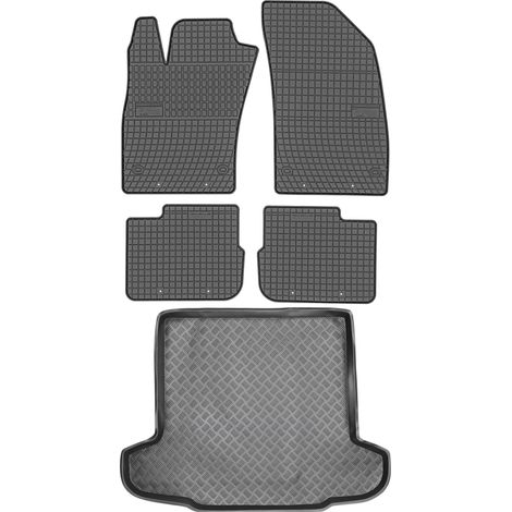 Set di tappetini in gomma per auto e tappetino per bagagliaio per Fiat Tipo Sedan dal 2015