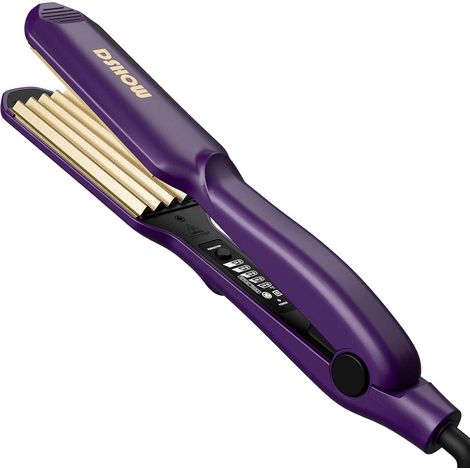 Ceramic Curling Iron Hair Crimper Straightener, Adjustable Temperature, Automatic Shut Off (1/5)