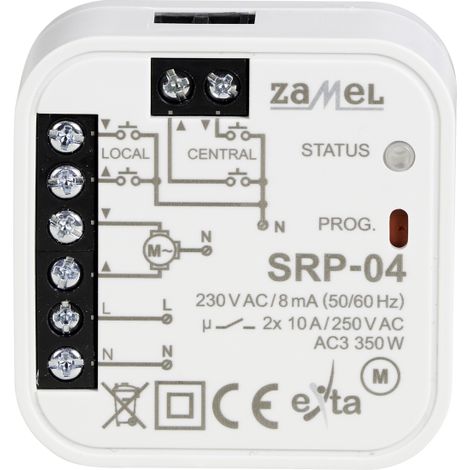 Kabelgebundener Rollo-Controller 10A 230V 350W SRP-04 Zamel EXT10000225 (1/5)