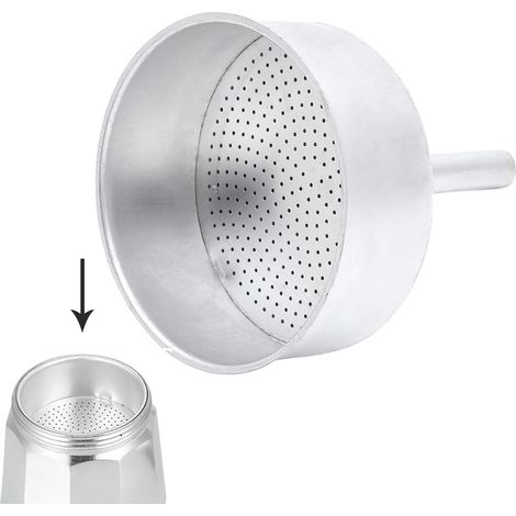 Cafetière Entonnoir Aluminium Classique/Induction 12 Tasses (1/2)