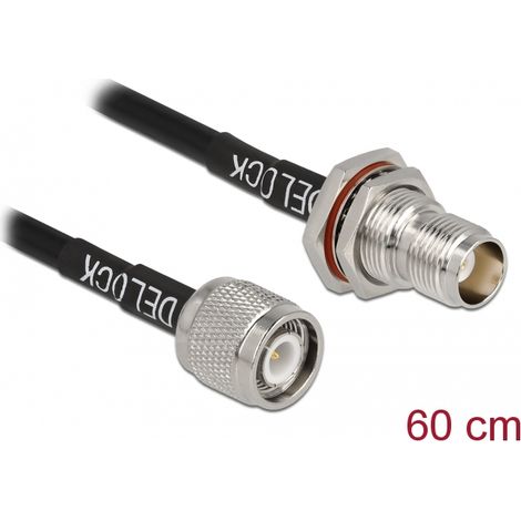 Delock Cable de antena de macho TNC a hembra TNC RG-58 60 cm