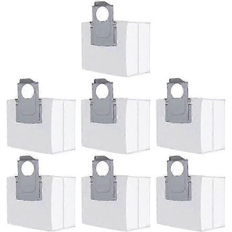 Sacs à poussière pour aspirateurs robots Roborock S7 Maxv / S7 Maxv Plus / S7 Maxv Ultra / G10s - Accessoires pour balais à tapis (7 pièces) (1/5)