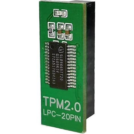 Module de Sécurité TPM 2.0 avec Carte à Distance, Compatible Version 2.0 LPC (1/4)