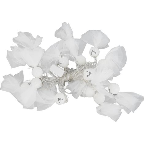 Guirlande Lumineuse Halloween 16 LED Tête de Poupée Étanche pour Fête, 4.5m, Prise EU 100‑240V (1/5)