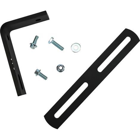 Kit de support de moniteur réglable, support d'affichage pour tondeuse à gazon, support de console ronde, support de réduction des vibrations, support d'écran de tracteur, support en métal robuste (1/5)