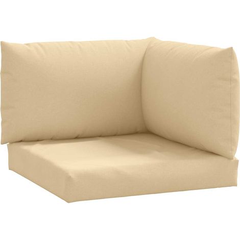Maison Exclusive - Cojines para sofá de palets 3 uds tela beige m