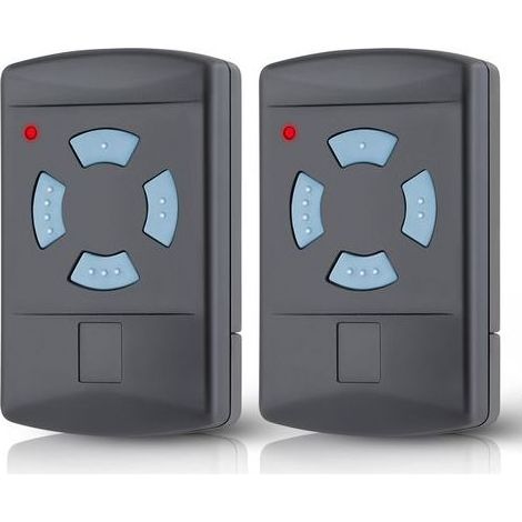 2 Pièces Télécommande, Compatible Hörmann 868.3MHz, Boutons Bleus, Pour Portail Garage (1/5)