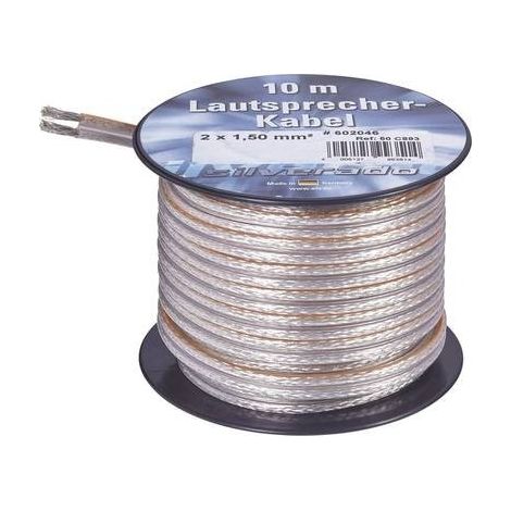 Cavo per altoparlanti 2 x 1.5 mm² Argento AIV 23555L 10 m (1/2)