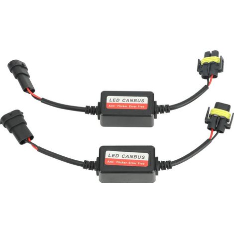 2PCS H8 H9 H11 LED Canbus Decoder 12V Erreur Anti Flicker Free For Headlight Light (1/5)