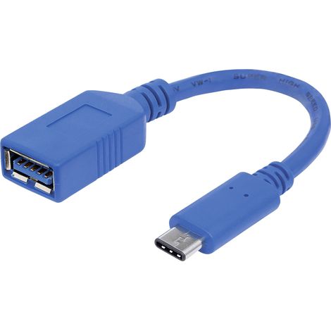 Manhattan USB 2.0, USB 3.2 Gen 1 (USB 3.0) Adapter [1x USB 3.2 Gen 1 Buchse A (USB 3.0) - 1x USB-C® (1/3)