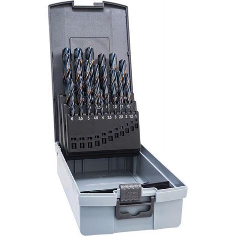 Alpen Juego de brocas helicoidales 25 piezas acero HSS (1/5)