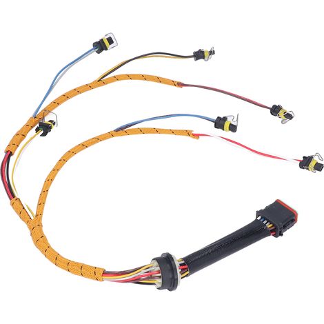 Faisceau de câbles d'injecteur de carburant 222‑5917, remplacement pour moteur Caterpillar C7 TOSD‑28‑001 (1/5)