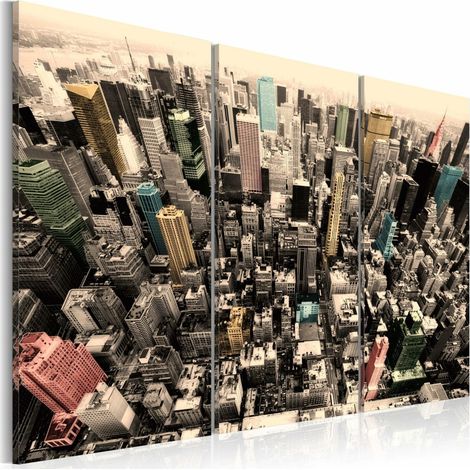 Tableau les plus hauts immeubles de new york - 120 x 80 cm (1/4)