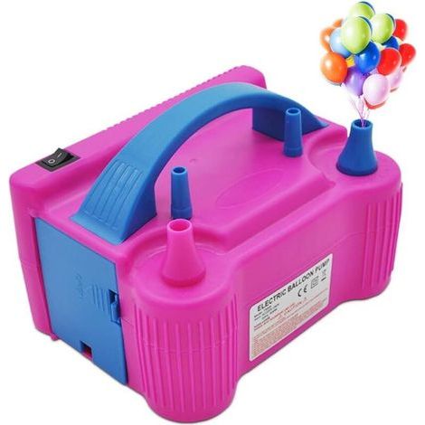 FENOPLASTICAPompe à Ballon Electrique, Gonfleur Ballon Electrique avec Double Buse Pompe à Ballon Portable, Décoration de Ballon pour Décoration de Noël (1/5)