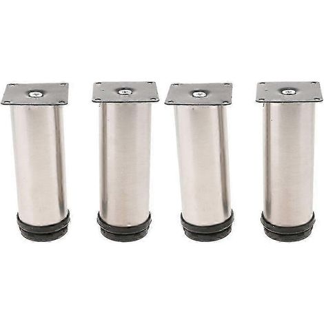 pieds de canapé réglables en acier inoxydable, longueur 15 cm (1/5)