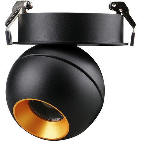 Empotrable techo tilt UKU1 Corte de fase L,C LED COB 7W 881lm(751lm)/913lm(746lm)/954lm(795lm) CRI90 2700K/3000K/4000K 48º Negro Oro