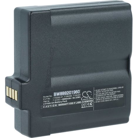 vhbw Akku Ersatz für Flir T198288, 119268-07, T199366AAC, T199366, T199365AAC, T199365 für Wärmebildkamera (6800 mAh, 7,4 V, Li-Ion) (1/5)