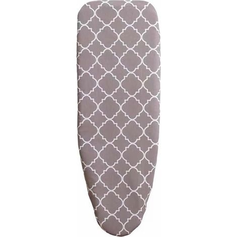 Set mit 2 Bügelbrettbezügen Bügeleisenbezüge aus Baumwolle hitze und fleckenbeständig elastischer Saum geeignet für Zuhause Waschküche und 100 34 (1/5)
