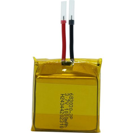 1000mAh polymer lithium battery for tablets, beauty devices, and walkie-talkies (683030 lithium battery, 3.7V). (1/5)