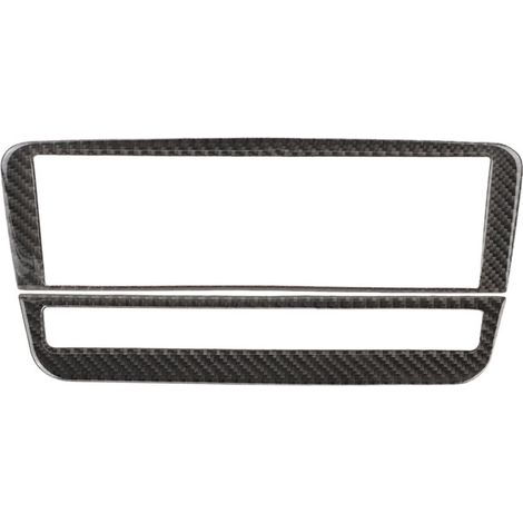 Embellecedor del panel de control de climatización de fibra de carbono para Mercedes Benz AB/GLA/CLA (puro)