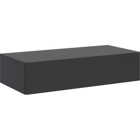 Selsey OLIO - Console suspendue avec 1 tiroir - 90 cm - noir (1/5)