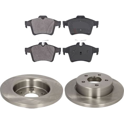 KIT FRENI POSTERIORI compatibile con FORD FOCUS II , CABRIOLET, TRE VOLUMI,TURNIER (DA, DB, DH, DP, DS, FFS, FCH, HCP) - DISCHI + PASTIGLIE OEM: FDB1931 / 17583 /SOSTITUZIONE DIRETTA/BASSA POLVERE/SIL (1/5)