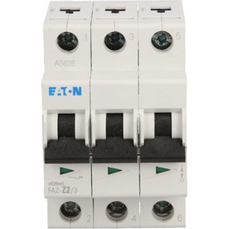 Eaton FAZ-Z2/3 3P Z 2A disyuntor rojo 15kA