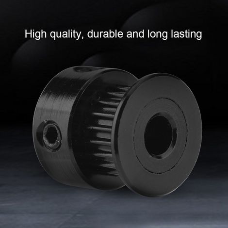 poulies de courroie de distribution en aluminium 2GT de 6 mm de largeur, 20 dents, pour imprimante 3D (alésage de 5 mm) (1/5)