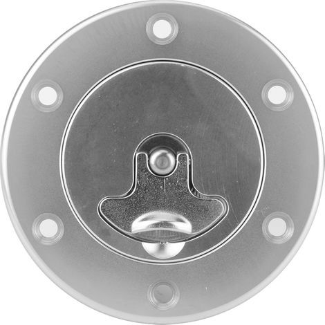 43,5 mm Aluminiumlegierungs-Ausgleichsbehälterdeckel, 6-Loch-Öffnung für Brennstoffzelle