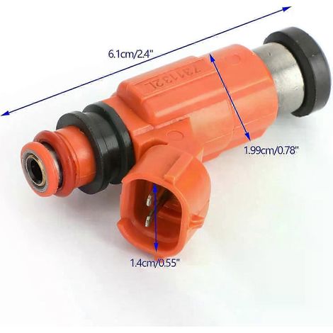 4 injecteurs de carburant CDH210 880887T pour moteur hors-bord Yamaha F115 HP 2000-2011 (1/4)