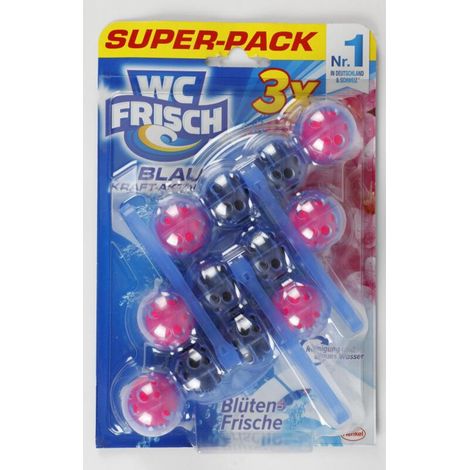 9x 3er Packung WC frisch Blau Kraft-Akiv Duftspüler 1,35kg Toilettenreiniger