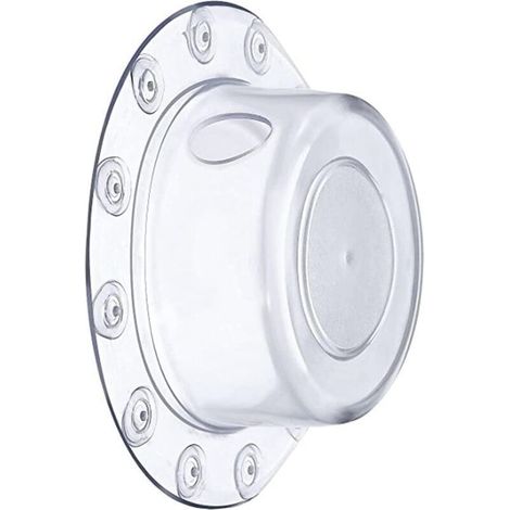 Silicone overflow stopper for bathtub and sink – with integrated suction cup, waterproof and reusable