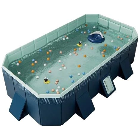 Piscine, Design Pliable, Non Gonflable, styles 2-b, 2.6m-a (1/2)