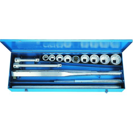 Clé dynamométrique Gedore Dremometer EL 750-2000 Nm avec 2 tubes de rallonge (1/3)