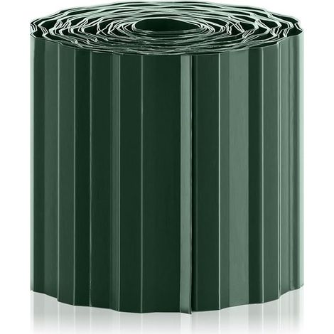 Kunststoff Rasenkanten Raseneinfassung Rasenbegrenzung Rasenumrandung Beeteinfassung für Rasenflächen, Blumenbeete oder als Mähkante individuell (1/5)