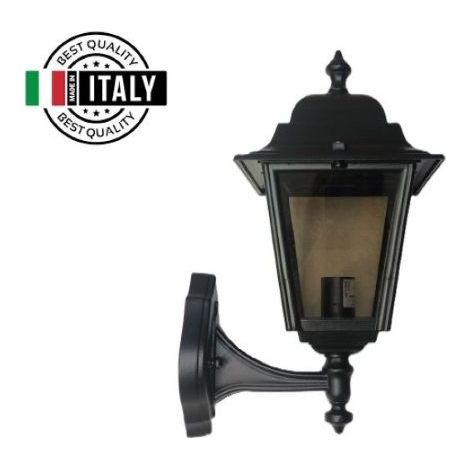 APPLIQUE DA PARETE LANTERNA PICCOLA UP NERA DA ESTERNO 1XE27 NIZZA MORETTI (1/2)