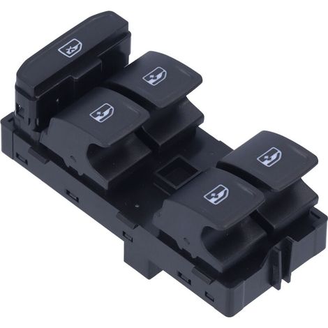 Reemplazo 5G0 959 857 D Interruptor principal de control de ventana de puerta negro para SEAT León 2020