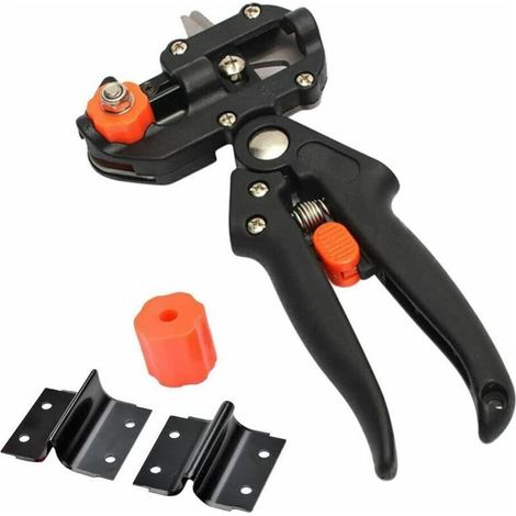 Kit d'outils de greffage et de taille 2 en 1 pour le jardinage-Crezuo