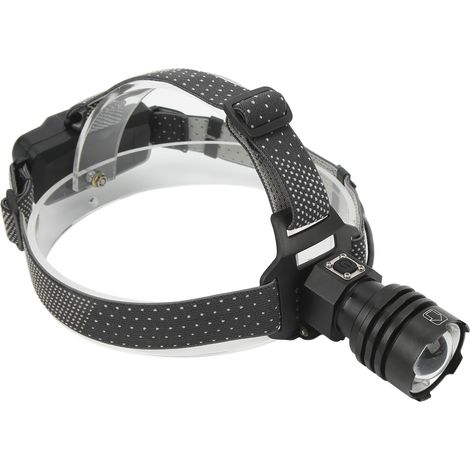 XHP160 LED-Stirnlampe, wiederaufladbar über USB-C, teleskopierbar, Zoomfunktion, leistungsstarke und helle Beleuchtung, ideal zum Wandern und Campen. (1/5)