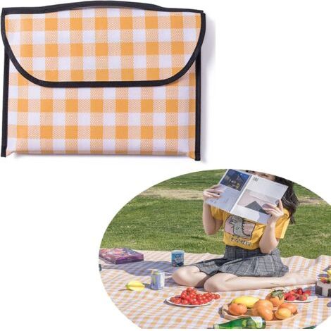 BUNTHAUS PA Couverture de pique-nique d'extérieur imperméable et pliable, extra large (200 x 180 cm), épaisse et ultra légère, idéale pour la plage, les voyages, le camping, la randonnée et les parcs. (1/4)
