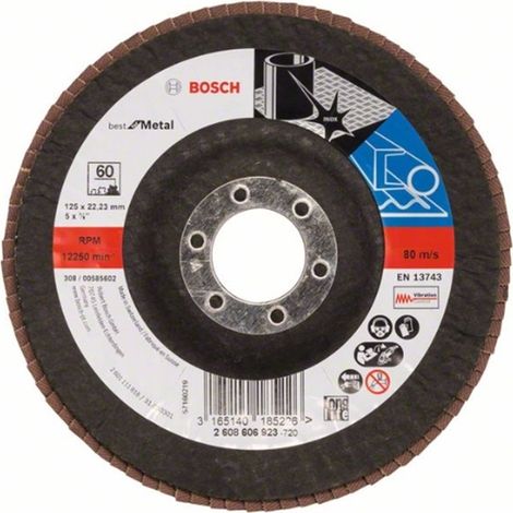 Plato pulidor X571 Best for Metal Ø 125 mm  BOSCH 2608606923