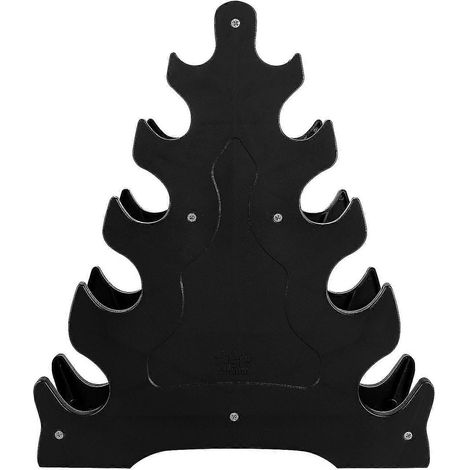 Support à haltères Winomo en forme de feuille d'arbre, support à haltères à 5 niveaux pour l'haltérophilie (1/5)