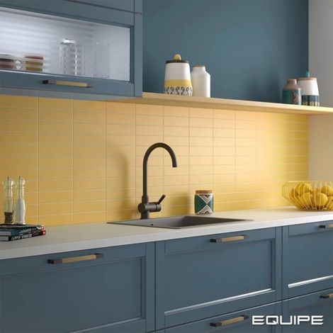 Faience Effet Zellige COSTA NOVA 5x20 cm Yellow (1/3)