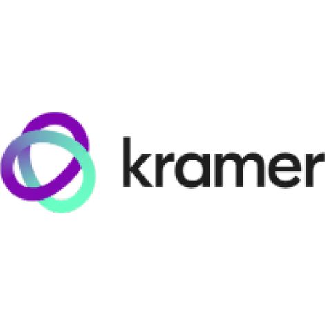 Kramer Room Connectivity Plus, Black Table Elegant Tabletop Connectivity Box With A Lid For 6 Modules- T-in6-rec2(b) (80-000379)