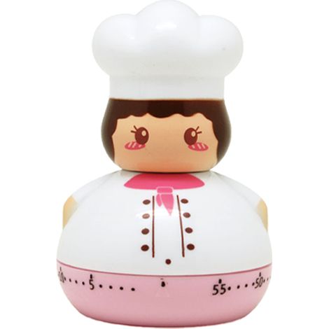 Minuterie Mécanique 60 Minutes - Minuterie Cuisine Rotative 360° Sans Pile - Pour Cuisiner Boulangerie Études Enfants - 1 Pièce (1/5)