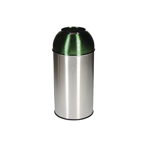 Edelstahl-Abfallsammler  Volumen 40 l  BxHxT 350 x 740 x 350 mm