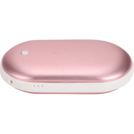 Mini chauffe-mains portable multifonctionnel 5200 mAh avec batterie externe pour recharger votre téléphone portable (rose) (1/5)
