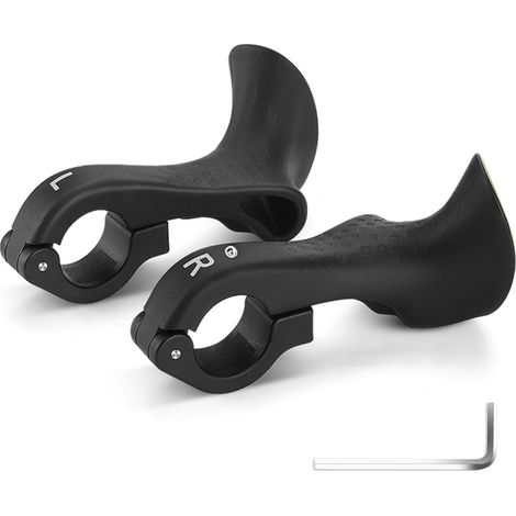 Irovami Embouts de guidon ergonomiques antidérapants pour VTT, compatibles avec les guidons de 21,8 à 22,8 mm (1/5)