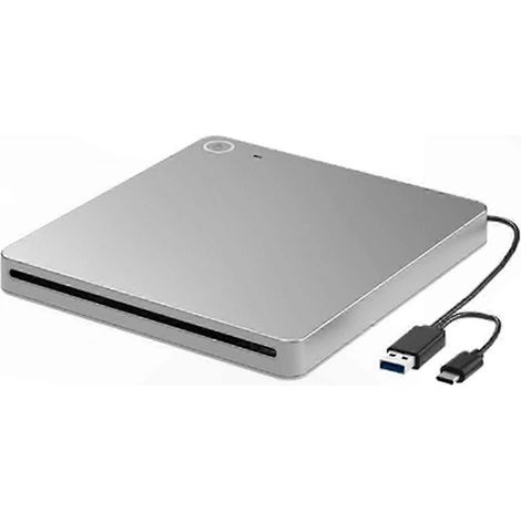 Lecteur Blu-ray/DVD externe, lecteur CD/DVD USB 3.0 et Type-C pour ordinateur portable et PC, SEB (1/5)